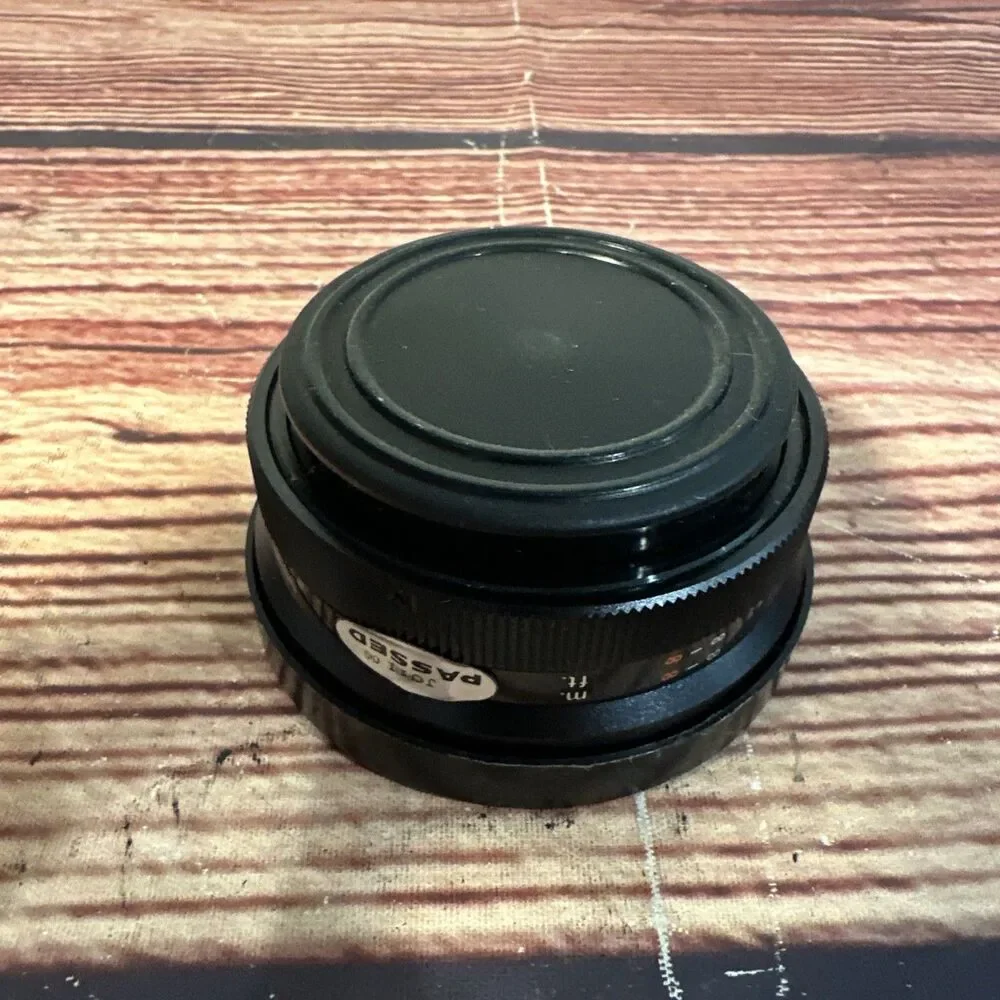 Yashikor Aux Telephoto 1:4 & Aux. Wide Angle 1:4 Lens And Tell-wide W/ Cap